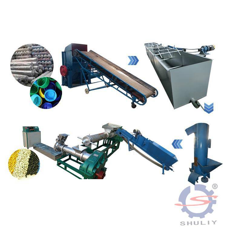 Pp Pe Flake Products Recycling And Pelletizing Machine1