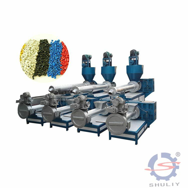 Usual use and maintenance of waste recycling granulator equipment 1 PP PE flake products recycling and pelletizing machine