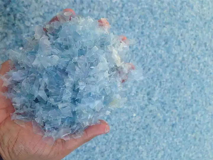 PET bottle flakes hot water washing tank 2 PET flakes
