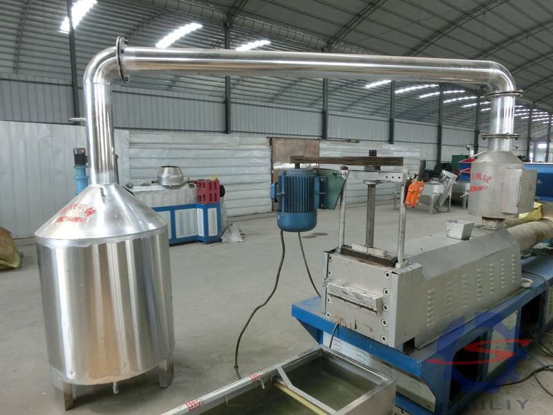 Plastic granulator machine production line