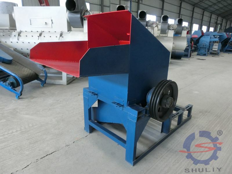 Waste plastic PET bottles crusher