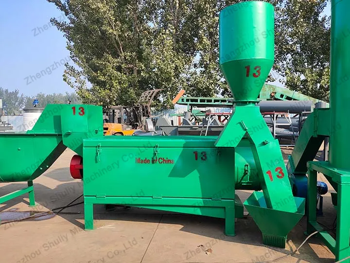 PET bottle recycling machines are ready shipped to Nigeria 4 dryer