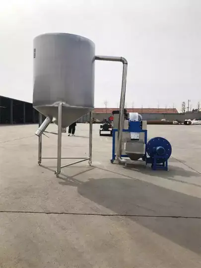 silo butiran plastik