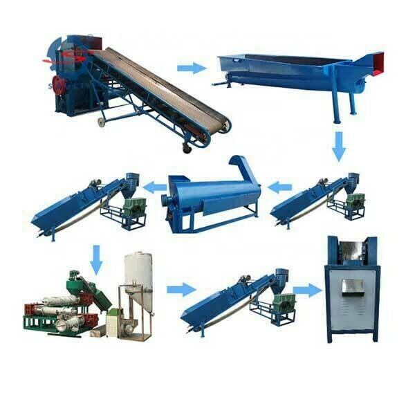 Plastic granule making machine