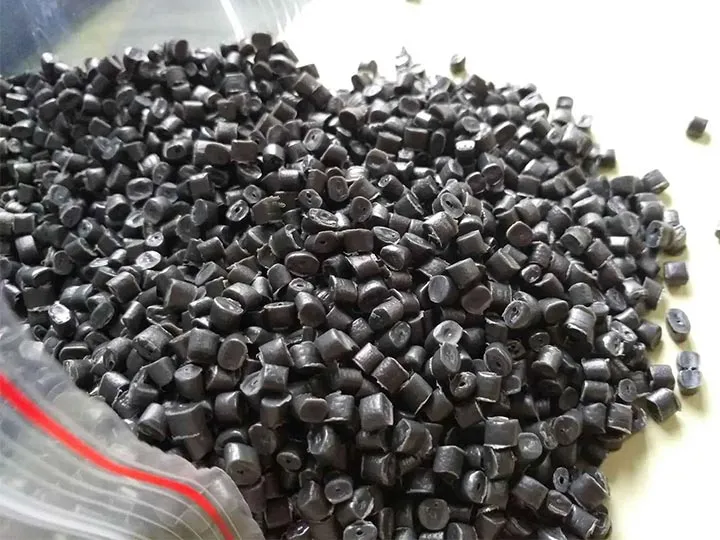 granulés finaux de machine de granulatoe en plastique