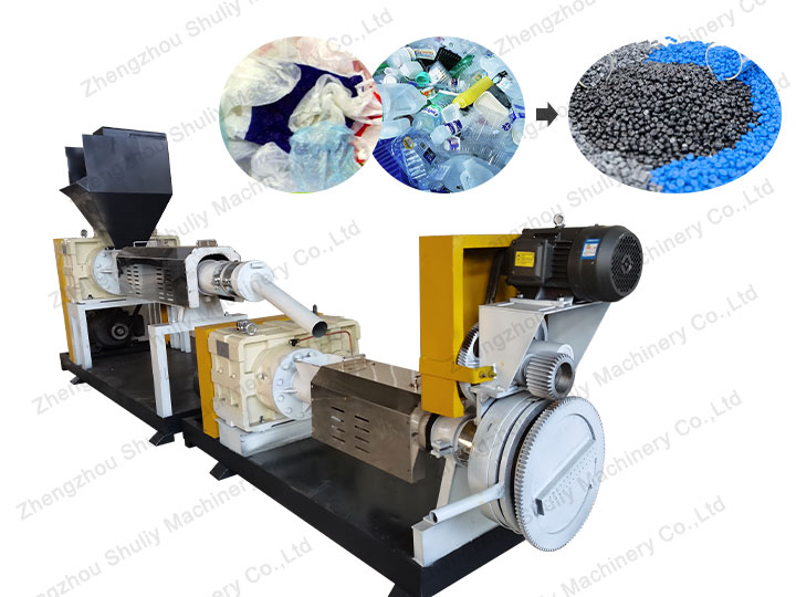 Plastic pelletizing machine