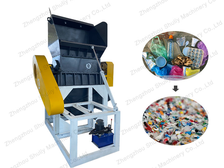 Plastic film granulator