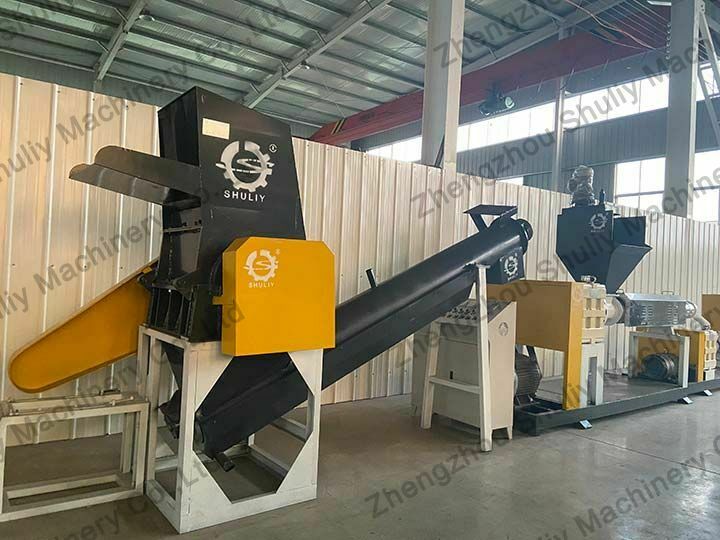 Plastic film recycling line 2 plastic pelletizing line