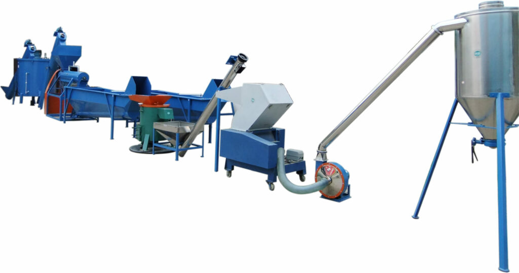 plastic recycling production line