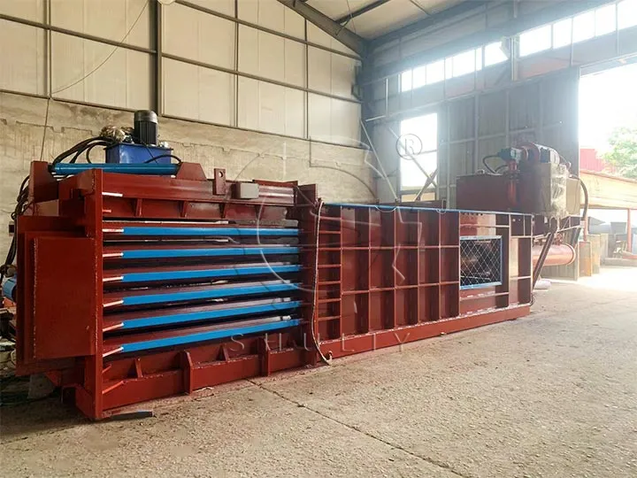 presse à balles horizontale en plastique