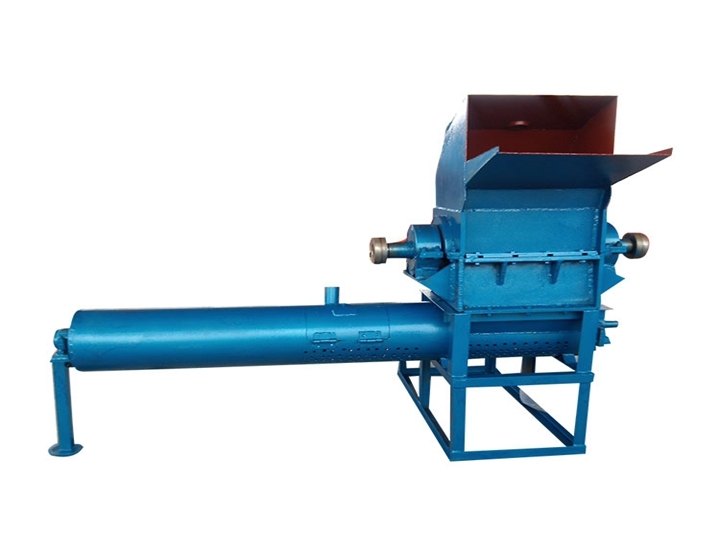 Plastic crushing and cleaning machine