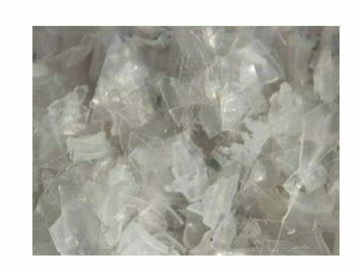 crushed plastic film by waste plastic crusher