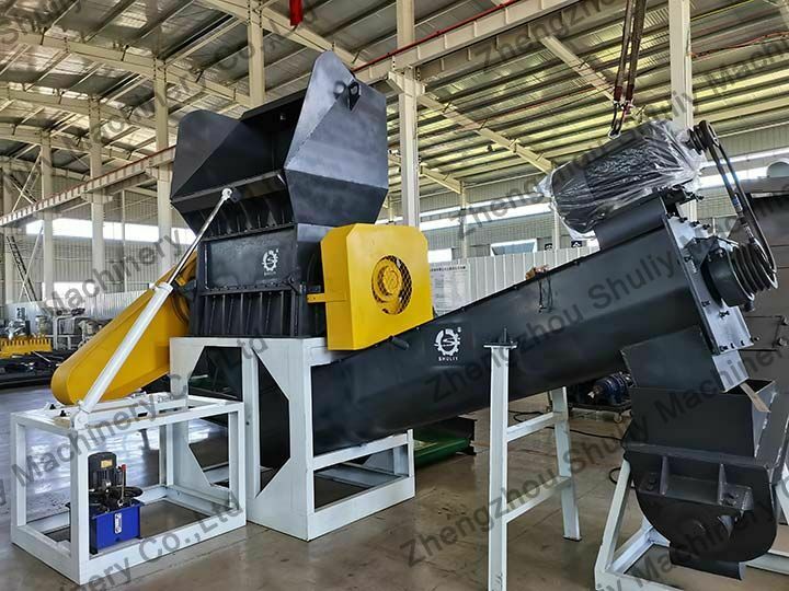 plastic crusher in plant