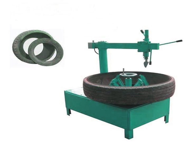 Rubber powder production line | waste tire recycling plant 1 ring cutter