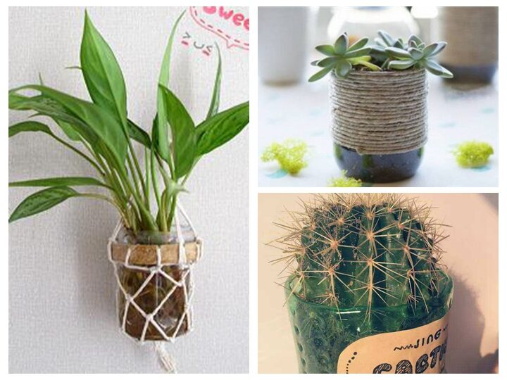 The proper way to recycle plastic water bottles 2 plastic flower pot