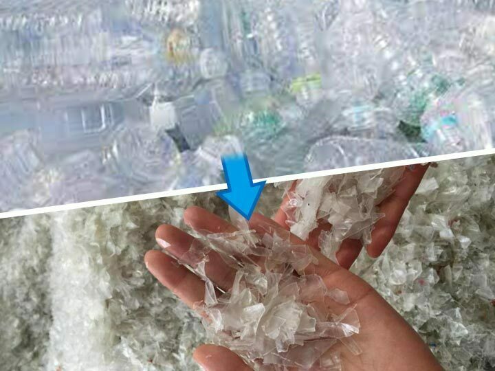 reciclaje de botellas de plastico