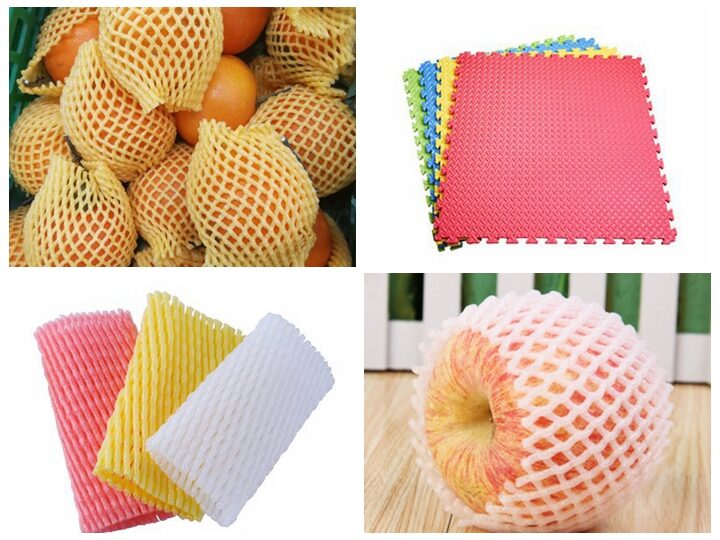 Horizontal foam crusher | Plastic shredder 3 Fruit protection net set
