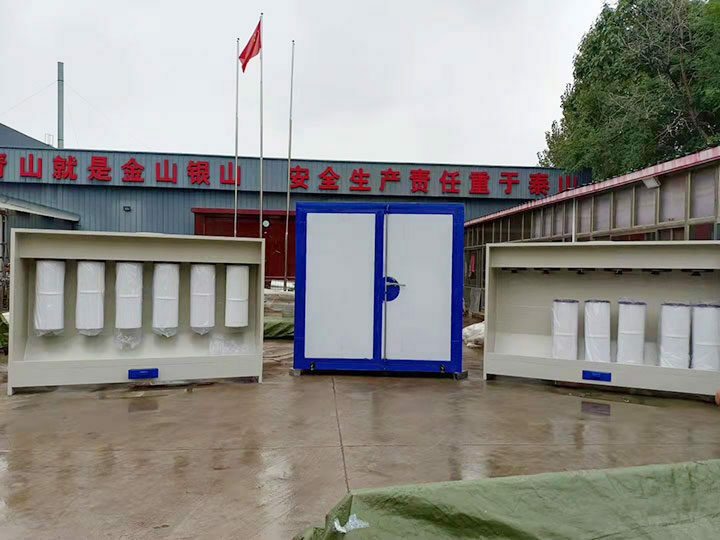 powder spaying booth