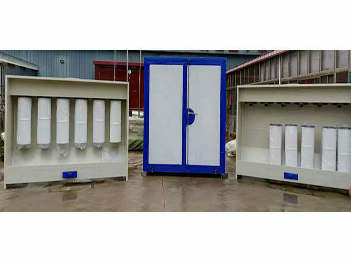 Manual powder coating booth 1 powder spraying booth