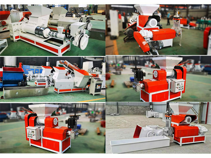 EPS EPE plastic foam recycling machine display