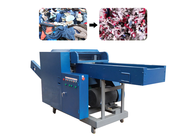 Fibre Shearing Machine | Fiber Shredder for cutting waste cloth