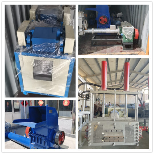 EPS Foam Granulating Line Sold to Romania 1 EPS foam recycling line