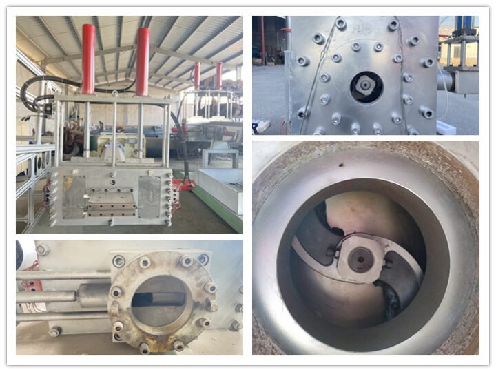 EPS Foam Granulating Line Sold to Romania 2 mold head