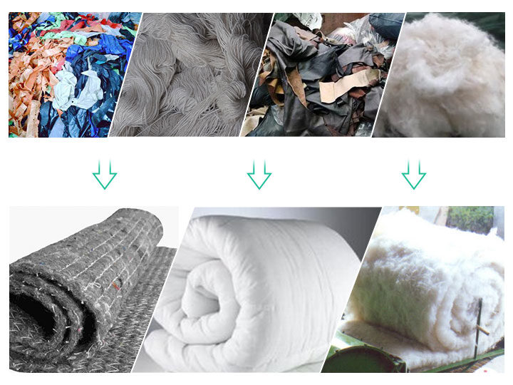 Textile Waste And Finished Products