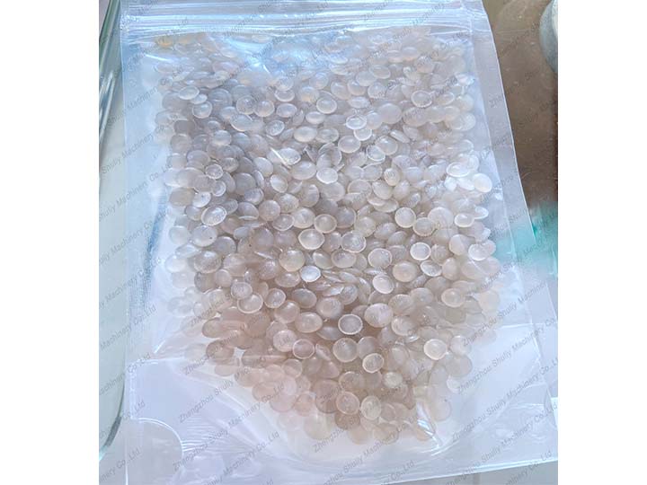 plastic pellets by water ring pelletizer
