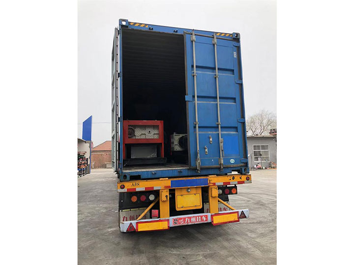 Plasic recycling machines shipped to Germany