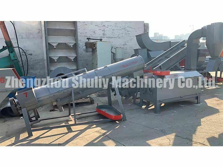 PET bottle recycling line shipped to Congo 1 PET bottle recycling line