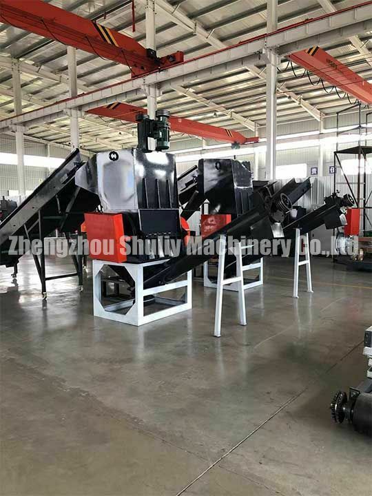 Plastic crushing machines exported to Ghana 2 plastic crushing machines