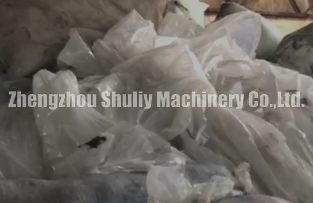A set of plastic granulator shipped to Ghana 1 plastic film waste