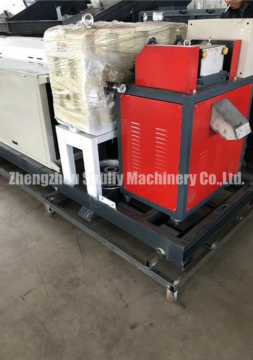 Waste PP PE flake recycling line 18 plastic pellet cutter