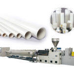 Plastic pipe making machine