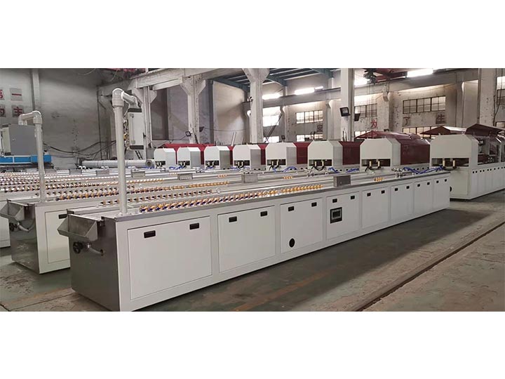 Plastic profile extrusion line | PVC ceiling making machine 3 Vacuum forming table