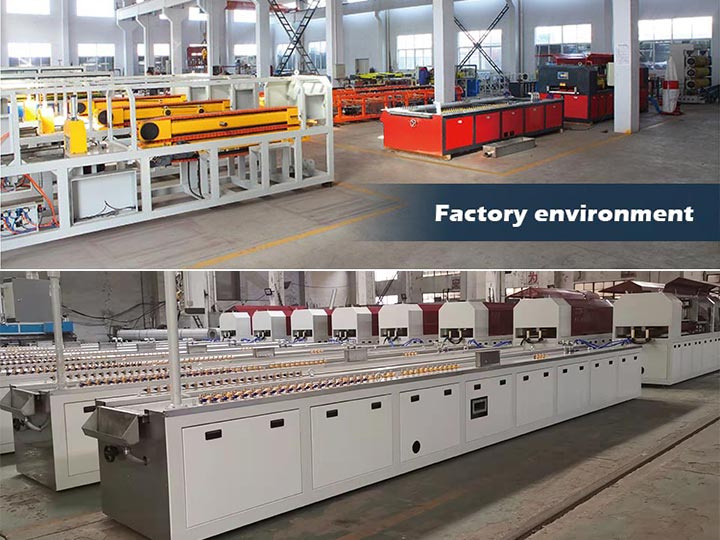 Plastic profile extrusion line | PVC ceiling making machine 6 factory view