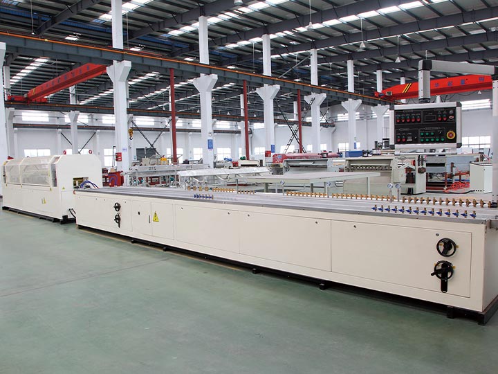 Plastic profile extrusion line | PVC ceiling making machine 7 factory