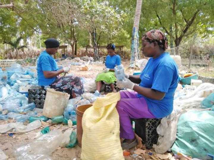 reciclaje de plástico en Kenia