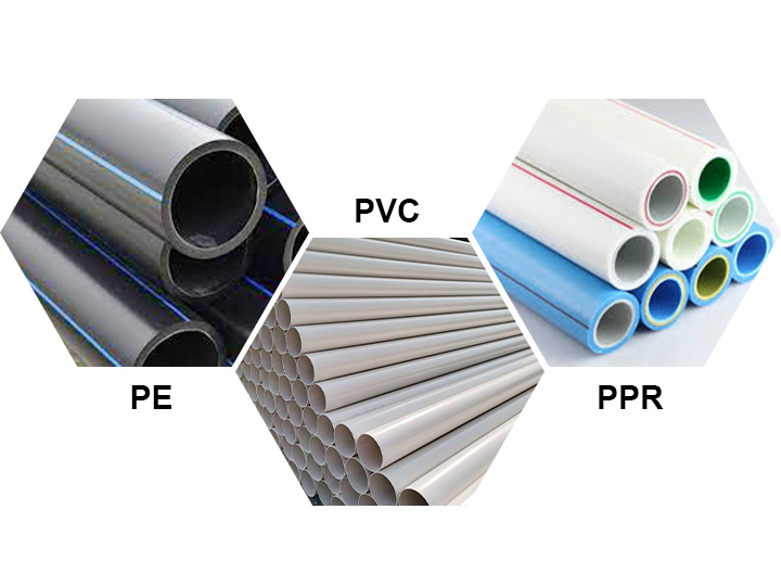 Plastic pipe making machine | PVC pipe production line 1 products of plastic pipe production line