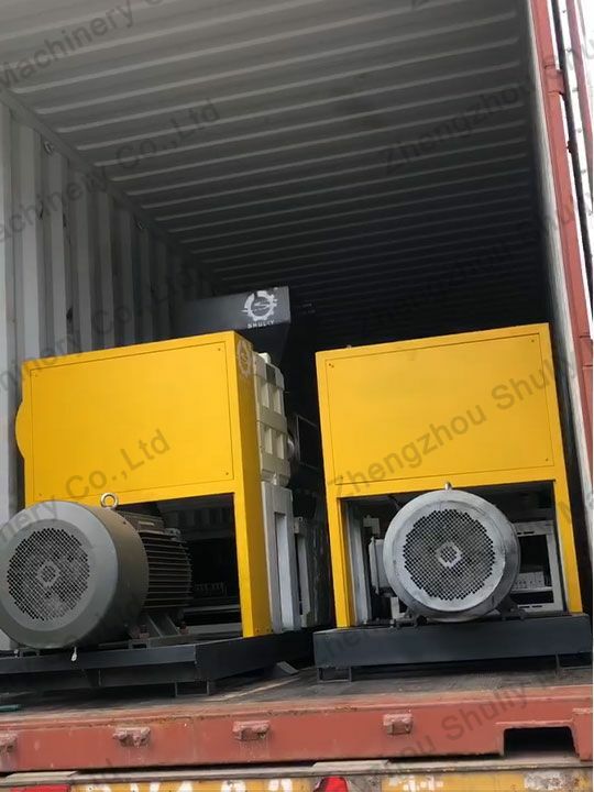 2 Sets of Plastic Recycling Pelletizing Line Shipped to Ethiopia 5 plastic recycling machines