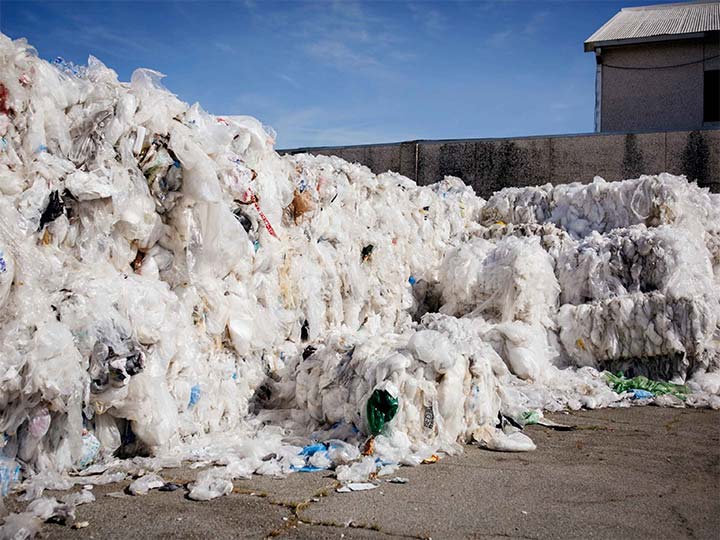 Plastic film recycling line 3 plastic waste