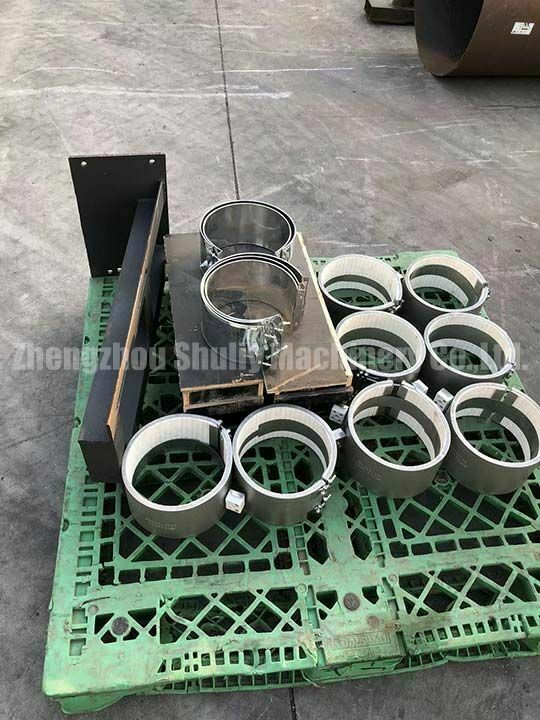 Plastic granulator machine shipped to Mozambique successfully 6 Accessories of plastic granulator1