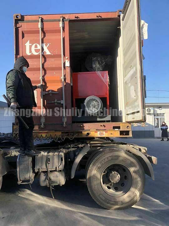 Granulador de plástico enviado a Mozambique