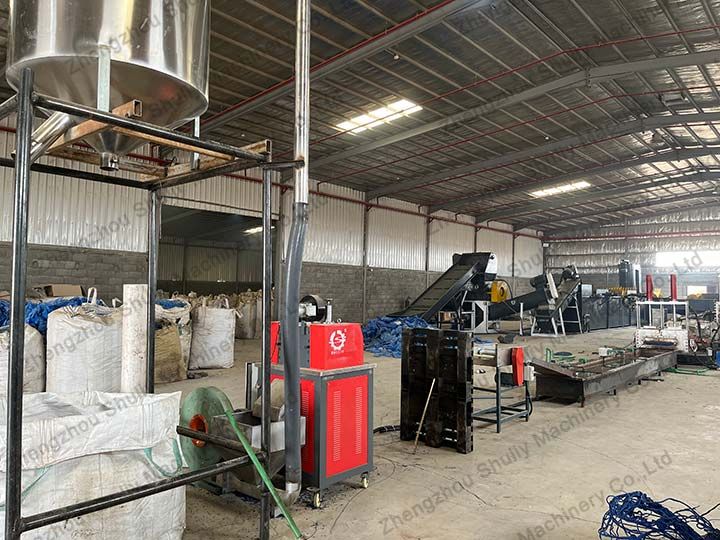 Usine de granulation de plastique