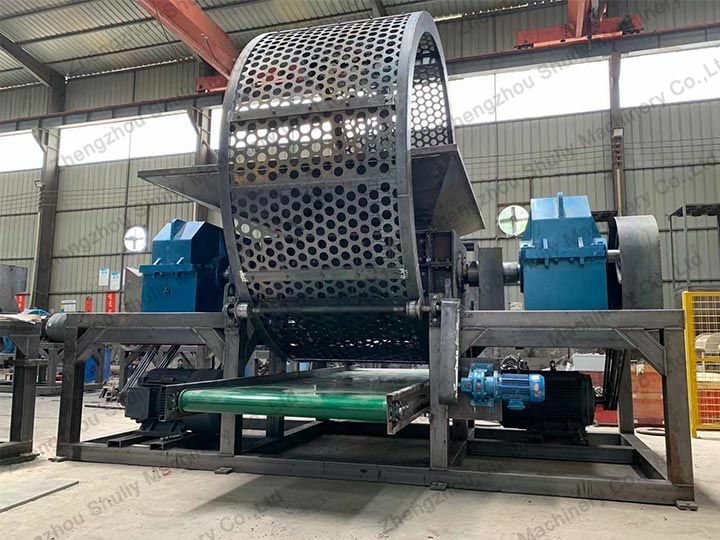 Automatic rubber powder production line 3 Tire shredder machine