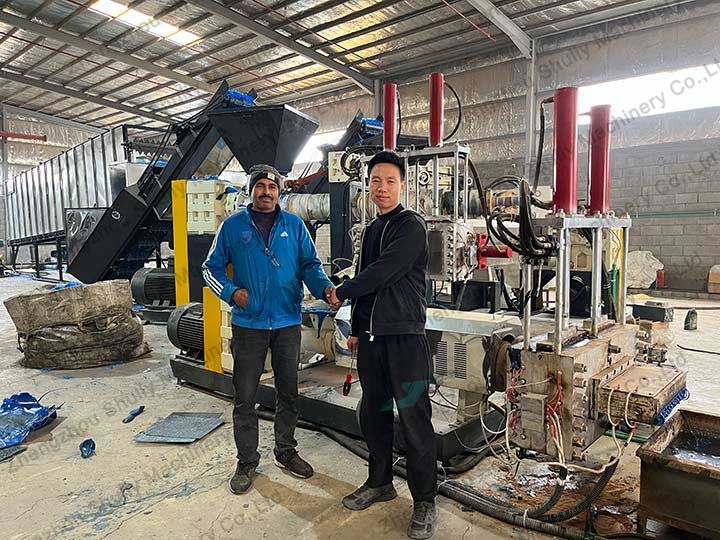 What is the function of plastic granulator? 11 Shuliy Group arranged our engineers to customer's plant in Saudi Arabia