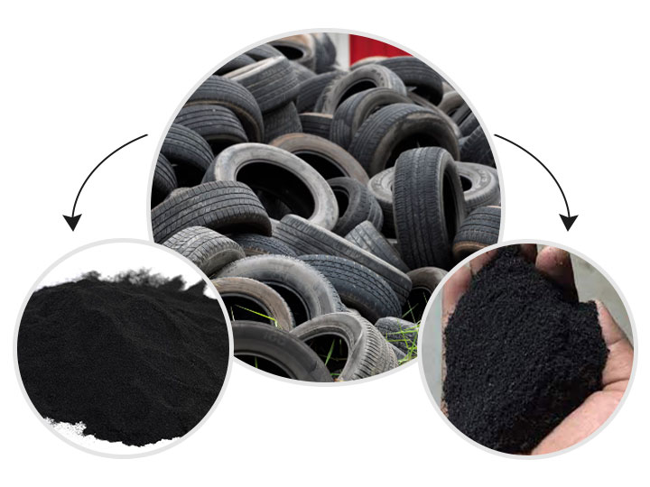 rubber powder