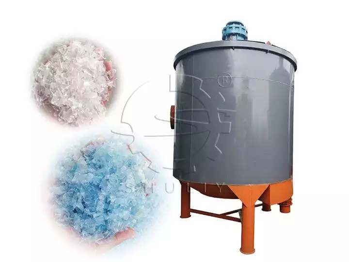 Advantages of PET bottle flakes hot washing machine