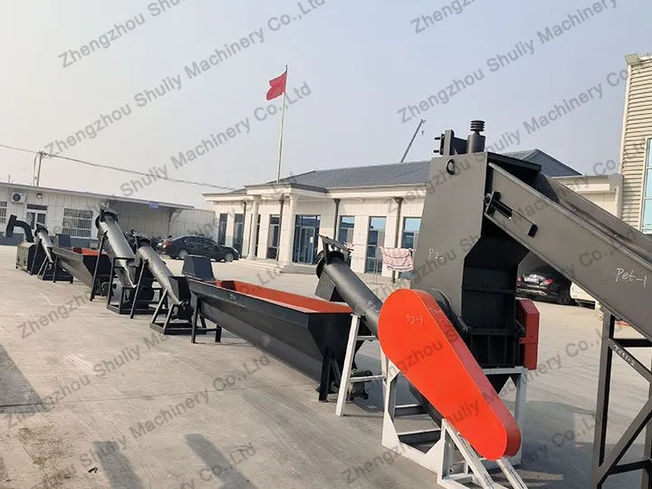 Plastic recycling machines for sale in South Africa 2 PET bottle cold washing line